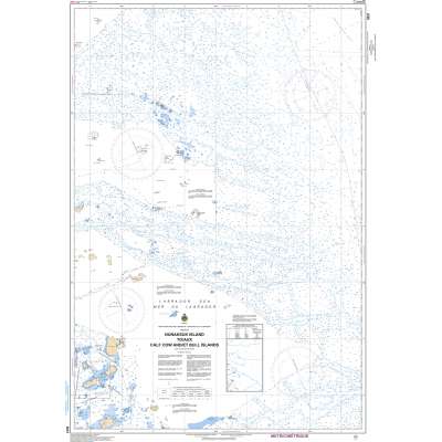 CHS Chart 5051: Nunaksuk Island to/à Calf, Cow and/et Bull Islands