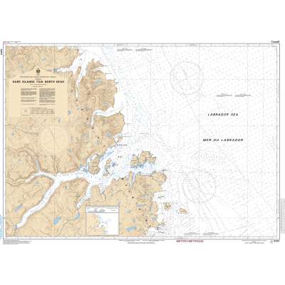 CHS Chart 5057: Hare Island to/à North Head