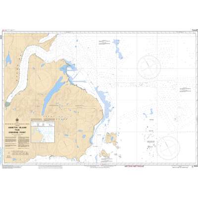 CHS Chart 5061: Amiktok Island to/à Osborne Point