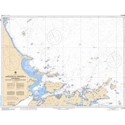 Atlantic Region Charts :CHS Chart 5134: Approaches to Cartwright, Black Island to Tumbledown Dick Island