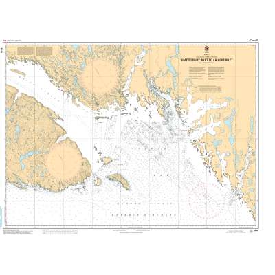 Central and Arctic Region Charts :CHS Chart 5316: Shaftesbury Inlet to/à Ashe Inlet