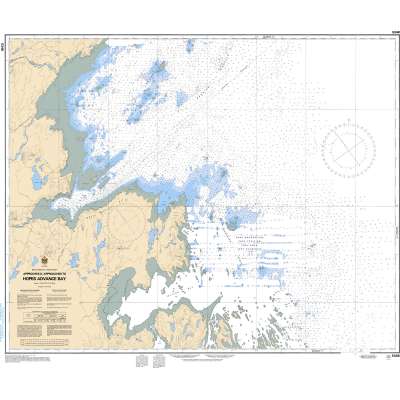 CHS Chart 5348: Approches à/Approaches to Hopes Advance Bay