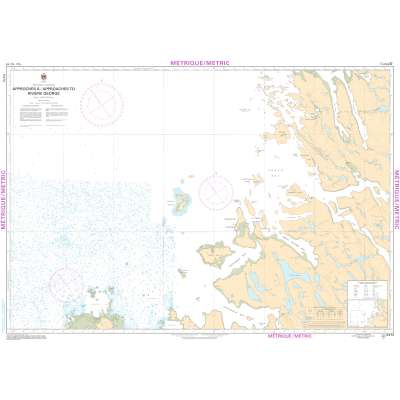 CHS Chart 5373: Approches à/Approaches to Rivière George