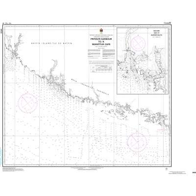 CHS Chart 5403: Pritzler Harbour to/à Maniittur Cape