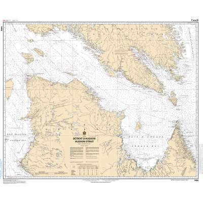 Central and Arctic Region Charts :CHS Chart 5450: Hudson Strait/Détroit d'Hudson