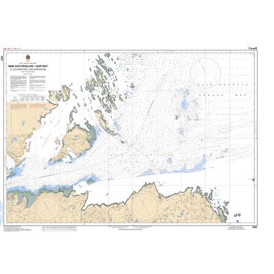 CHS Chart 5467: Baie aux feuilles / Leaf Bay et les Approches / and Approaches