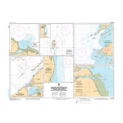 Central and Arctic Region Charts :CHS Chart 5476: Harbours and Anchorages Hudson Bay and James Bay/Ports et Mouillages Baie d'Hudson et Baie James...