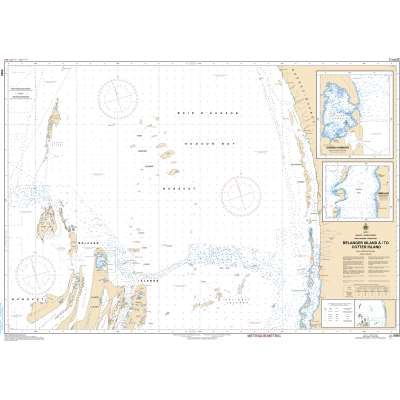 CHS Chart 5505: Bélanger Island à/to Cotter Island