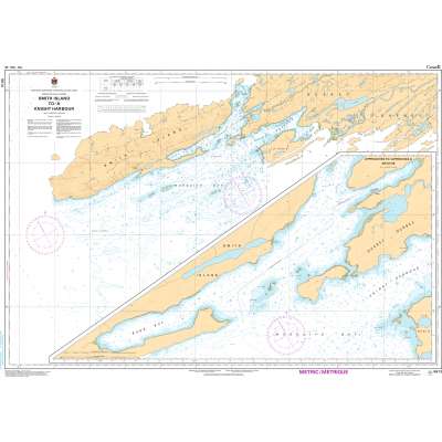 CHS Chart 5512: Smith Island to/à Knight Harbour
