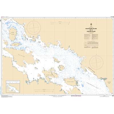 CHS Chart 5621: Rockhouse Island to/à Centre Island