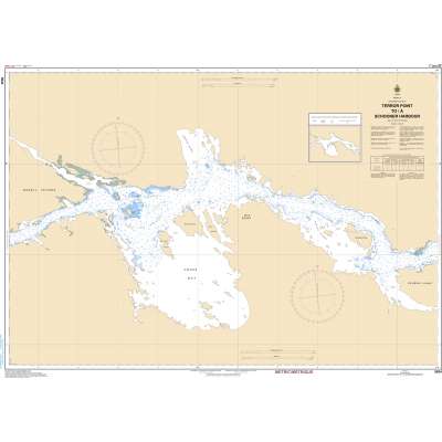 CHS Chart 5624: Terror Point to/au Schooner Harbour