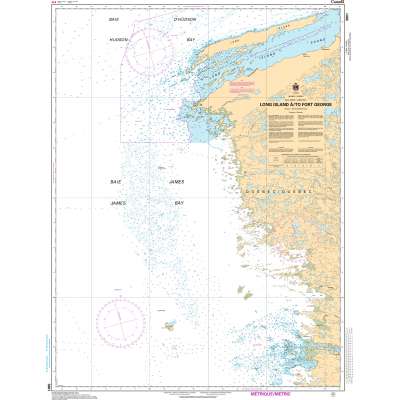 Central and Arctic Region Charts :CHS Chart 5801: Long Island à/to Fort George