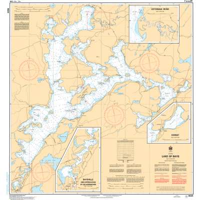 Central and Arctic Region Charts :CHS Chart 6023: Lake of Bays