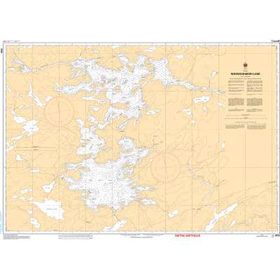 Central and Arctic Region Charts :CHS Chart 6026: Wahwashkesh Lake