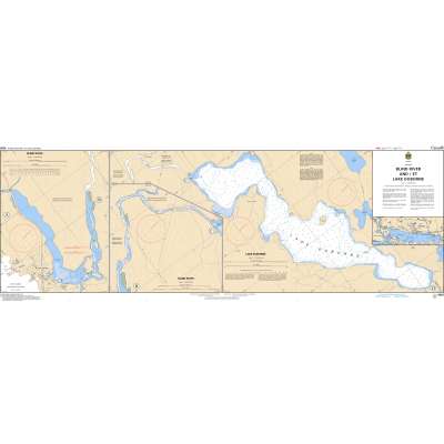 CHS Chart 6028: Blind River and/et Lake Duborne