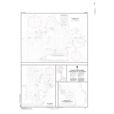 CHS Chart 6050: Plans in Lake Nipigon / Plans dans le lac Nipigon