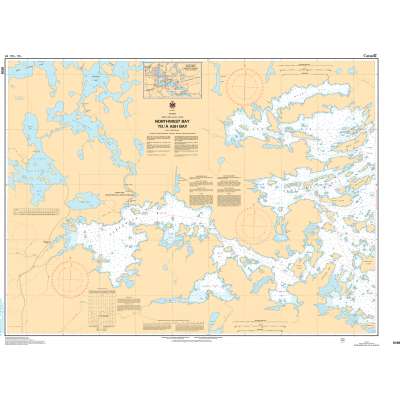 CHS Chart 6106: Northwest Bay to/à Ash Bay