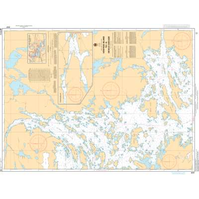 CHS Chart 6107: Hostess Island to/à Devils Cascade