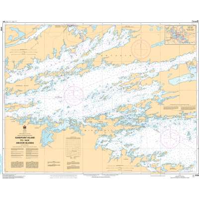 CHS Chart 6109: Sandpoint Island to/aux Anchor Islands