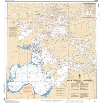 CHS Chart 6201: Lake of the Woods / Lac des Bois