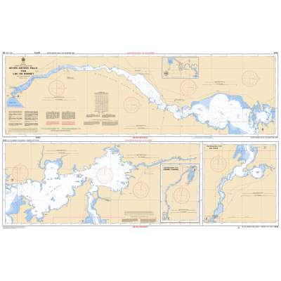 CHS Chart 6205: Seven Sisters Falls to/à Lac du Bonnet