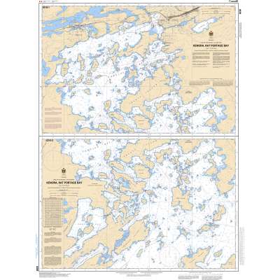 Central and Arctic Region Charts :CHS Chart 6218: Kenora, Rat Portage Bay