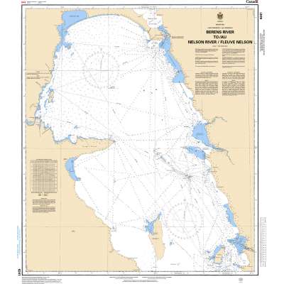 CHS Chart 6241: Berens River to/à Nelson River