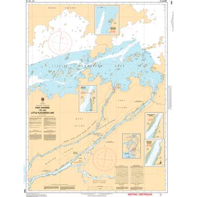 CHS Chart 6264: East Channel to/au Little Playgreen Lake