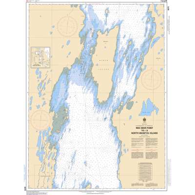 CHS Chart 6272: Red Deer Point to/à North Manitou Island