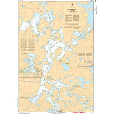 CHS Chart 6285: Eaglenest Lake to/à Whitedog Dam