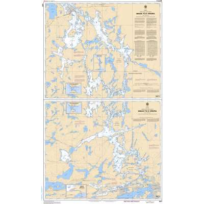 CHS Chart 6287: Minaki to/à Kenora