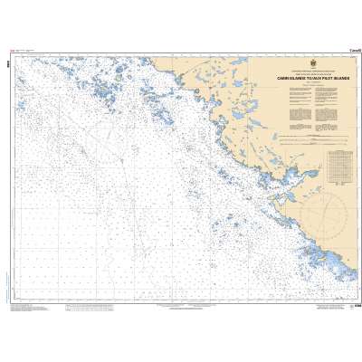 CHS Chart 6368: Cabin Islands to/aux Pilot Islands