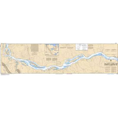 CHS Chart 6411: Trail River to/à Camsell Bend Kilometre 390 / Kilometre 460