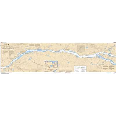 CHS Chart 6413: McGern Island to/à Wrigley River Kilometre 510 / Kilomètre 580