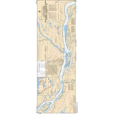 CHS Chart 6417: Tulita (Fort Norman), Police Island to/aux Halfway Islands Kilometre 810 / kilometre 860