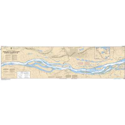 Central and Arctic Region Charts :CHS Chart 6419: Norman Wells to/à Carcajou Ridge Kilometre 910 / Kilomètre 980