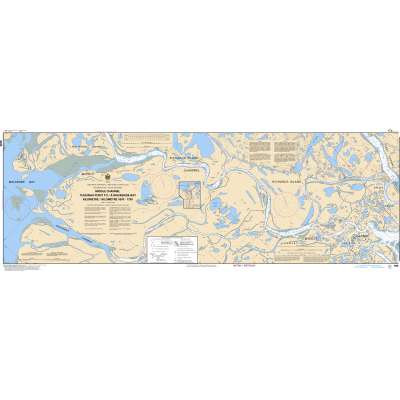 Central and Arctic Region Charts :CHS Chart 6435: Middle Channel, Tununuk Point to/à Mackenzie Bay Kilometre 1670 / Kilometre 1730