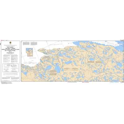 CHS Chart 6441: West Channel including/y compris Anderton Channel, Ministicoog Channel and/et Moose Channel to/à...