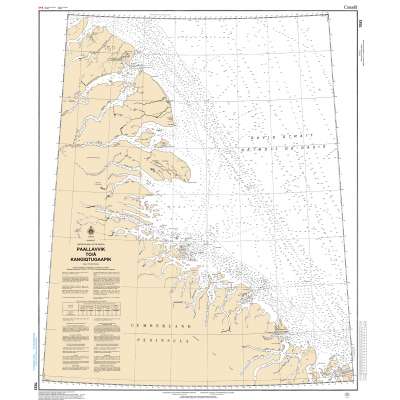 Central and Arctic Region Charts :CHS Chart 7053: Padloping Island to Clyde Inlet