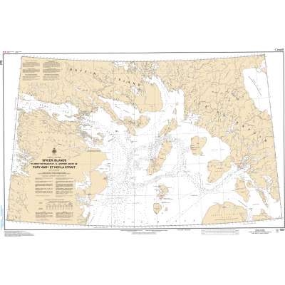 Central and Arctic Region Charts :CHS Chart 7067: Spicer Islands to West Entrance of Fury and Hecla Strait