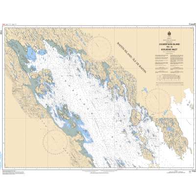 Central and Arctic Region Charts :CHS Chart 7122: Culbertson Island to/à Koojesse Inlet