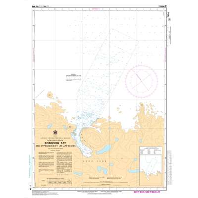 Central and Arctic Region Charts :CHS Chart 7134: Robinson Bay and Approaches/et les Approches