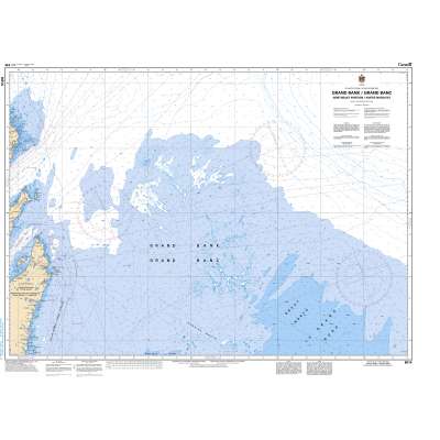 CHS Chart 8014: Grand Banc/Grand Bank (Northeast Portion/Partie-nord-est)