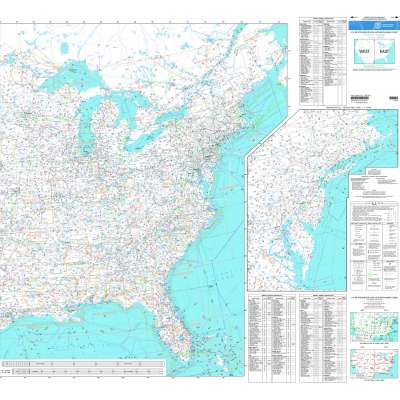 FAA Chart: U.S. IFR/VFR Low Altitude Planning Chart TWO-SIDED