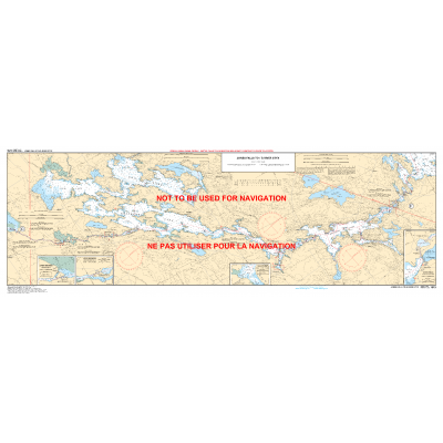 Central and Arctic Region Charts :CHS Chart 1513: Smith Falls to/à Kingston including/y compris Tay River to/à Perth