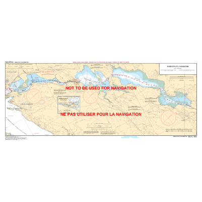 CHS Chart 1513: Smith Falls to/à Kingston including/y compris Tay River to/à Perth