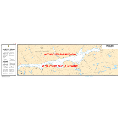 CHS Chart 1554: Rapides-des-Joachims au/to Lac la Cave