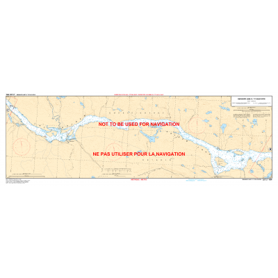 CHS Chart 1554: Rapides-des-Joachims au/to Lac la Cave