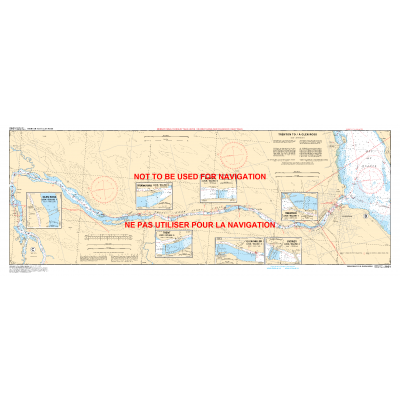 CHS Chart 2021: Murray Canal to Healey Falls Locks / Murray Canal aux Écluses de Healey Falls