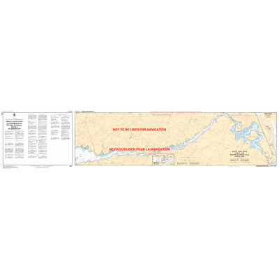 Central and Arctic Region Charts :CHS Chart 2022: Healey Falls Locks to Peterborough / Écluses de Healey Falls à Peterborough